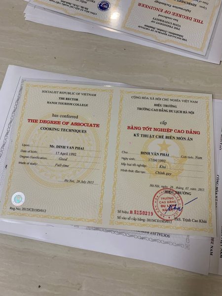 Mua Bằng Cao Đẳng Thật 100% Uy Tín 