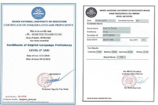 Mua Chứng Chỉ Tiếng Anh A2 Uy Tín Tại Bao Xin Việc Ra Sao?