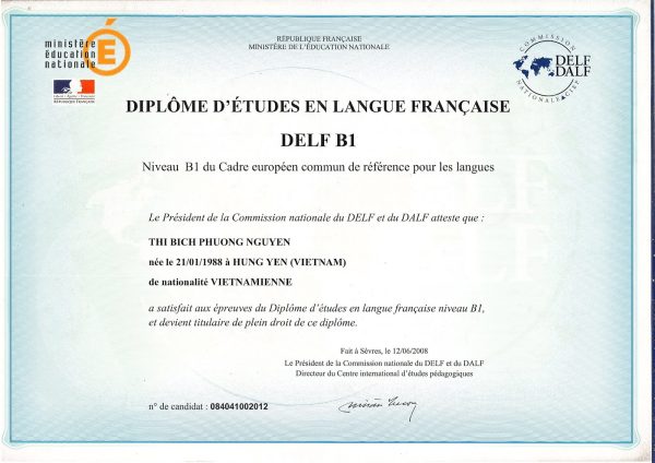Làm Chứng Chỉ Tiếng Pháp Chuyên Nghiệp Tại Bao Xin Việc