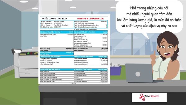 Dịch Vụ Làm Bảng Lương Giả Uy Tín Tại Bao Xin Việc