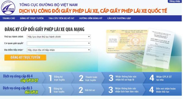 Thủ Tục Đổi Giấy Phép Lái Xe A1 Online