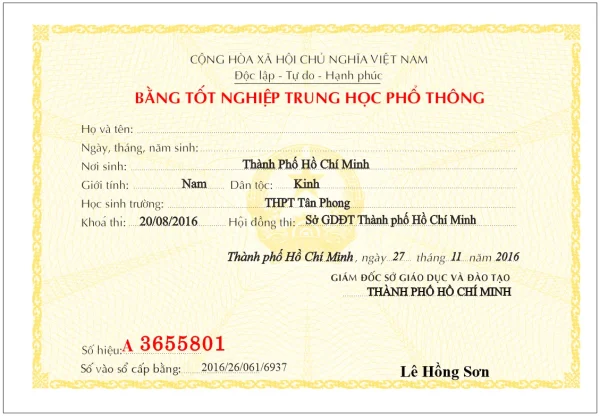 Làm Bằng Cấp 3 Giá 2 Triệu Có Đúng Sự Thật