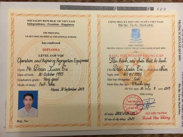 Bằng Trung Cấp Và Bằng THPT