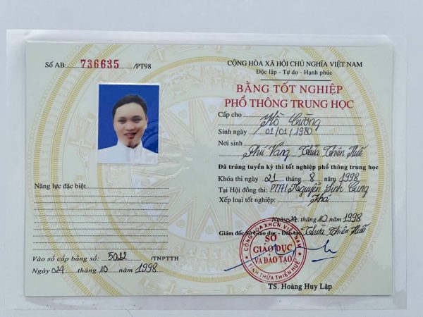 Làm Bằng Cấp 3 Tại TPHCM